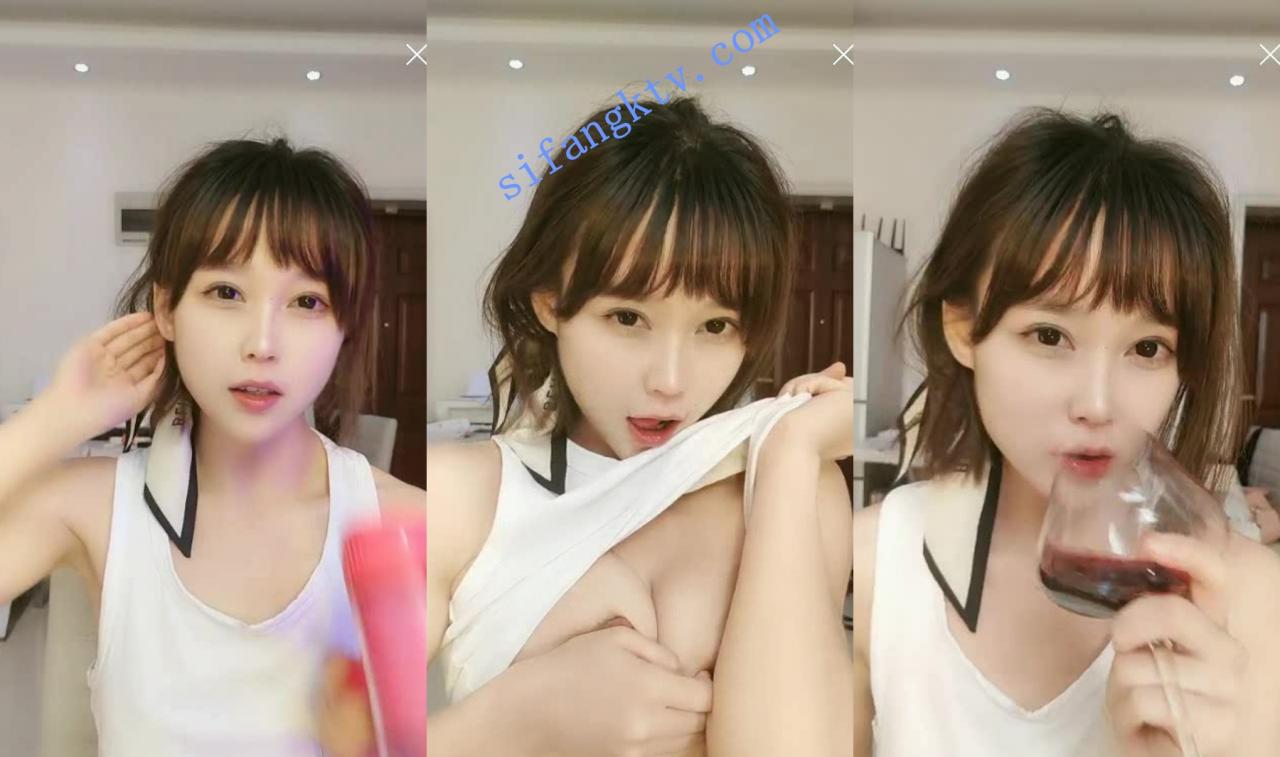 高颜值女大学生 哦好的就这样 酒后发骚露三点 白虎嫩逼 图 02