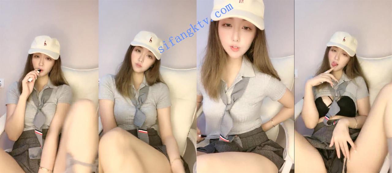 鸭舌帽极品颜值女神 UU子 无敌大长腿 肥美鲍鱼抠逼自慰 图 01