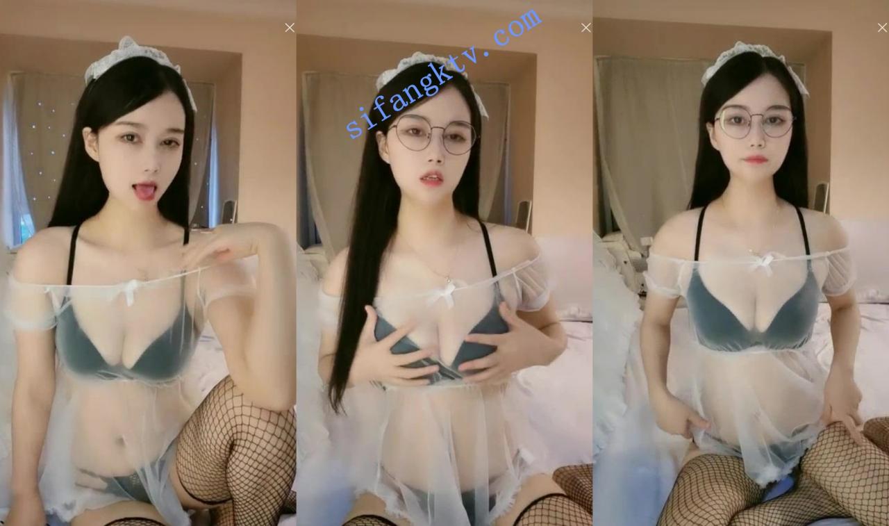 高颜值眼镜妹妹 美妞上线 女神天价计时房抠逼自慰 粉穴 图 03