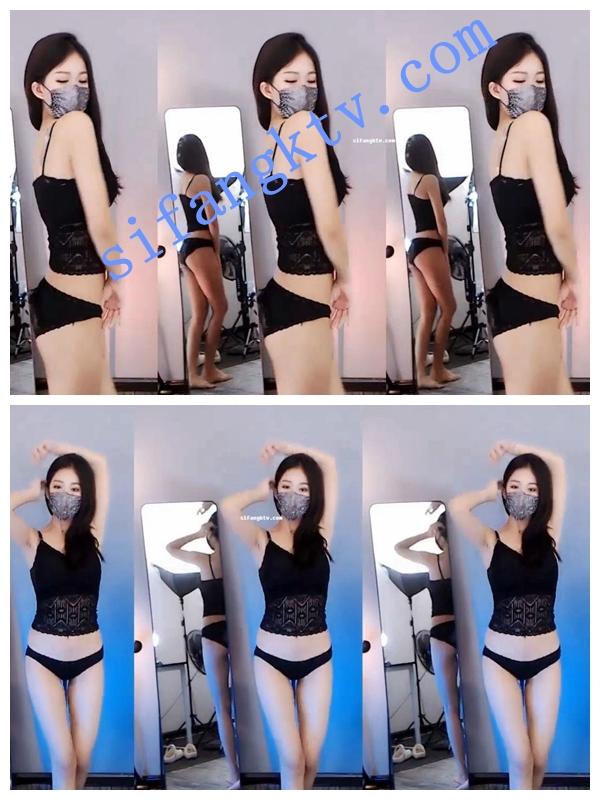 虎牙精品 超美女神 沪娱小酒酒 520定制蕾丝内内骚舞 图 04