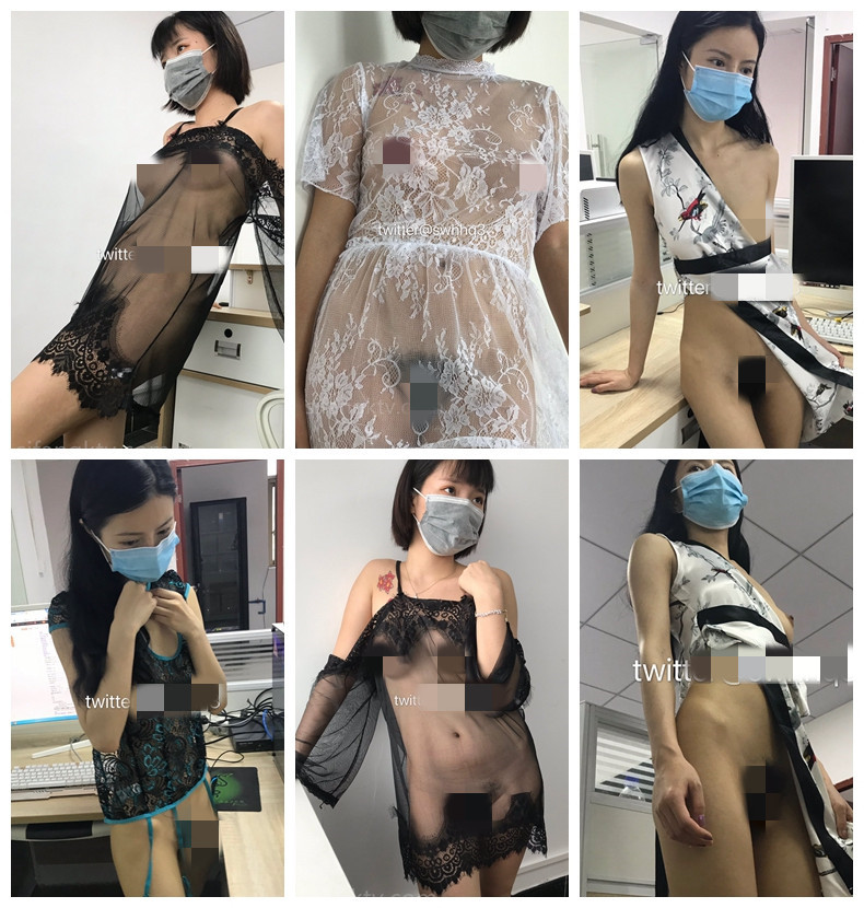 超清纯露出女神 swhhq31 办公室全露+户外露出+摄影揉穴 图 04