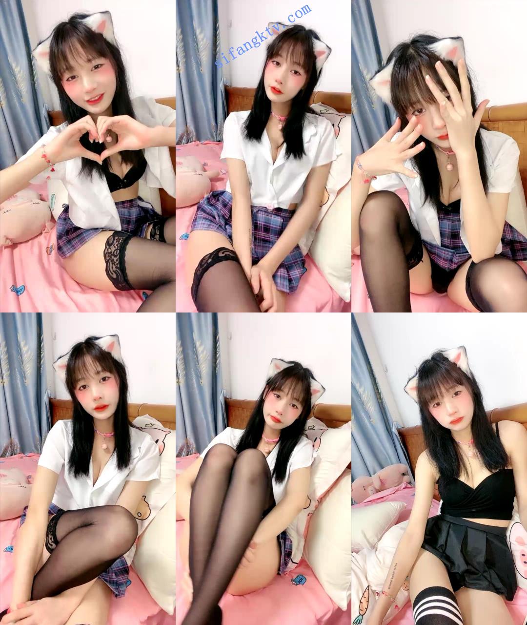 ♈新人!长腿学生下海~JK制服~ 软绵绵呀 揉穴自慰~狂撸! 图 05