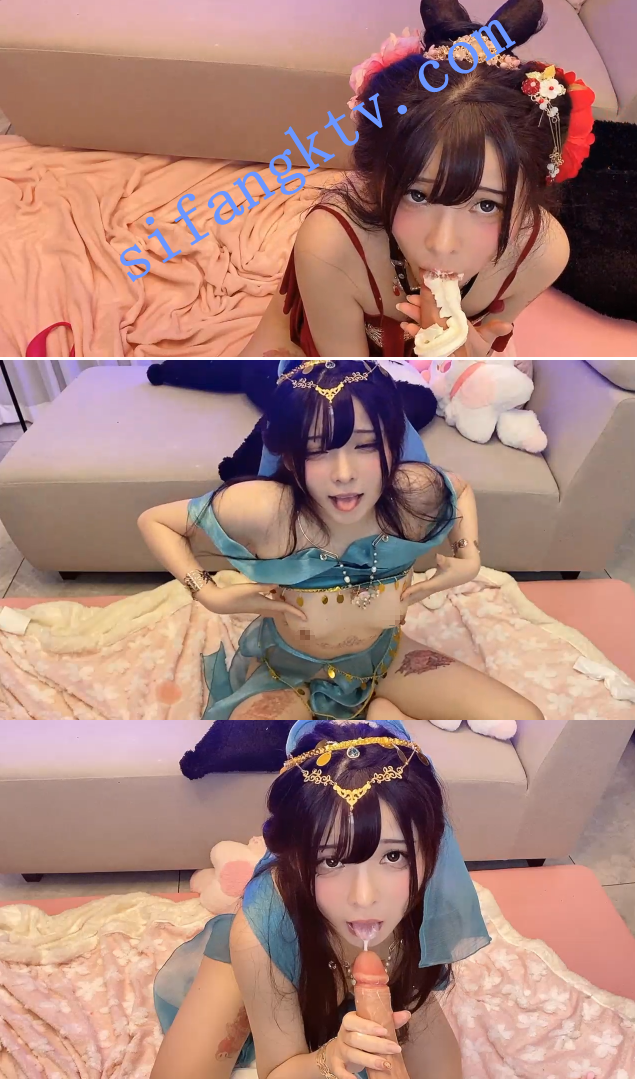 ❤️中日混血女神 sherry-niko 公主cos装发骚口交滴蜡自慰 图 10