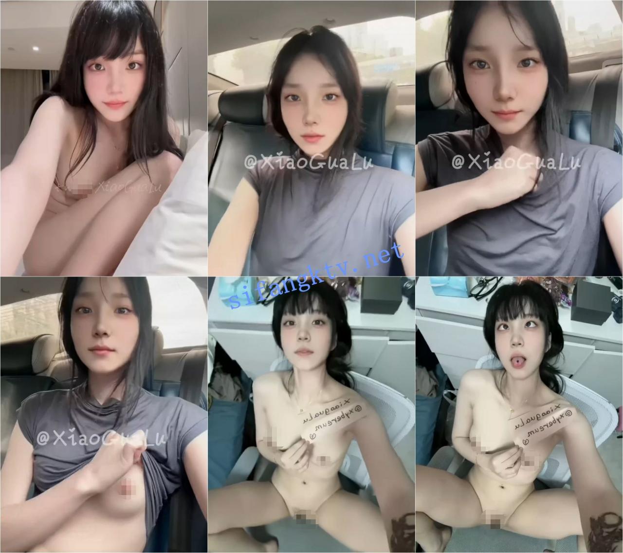 ✅推特 XiaoGuaLu 小瓜陆 露脸露点 户外车上露出 性诱惑等 图 01
