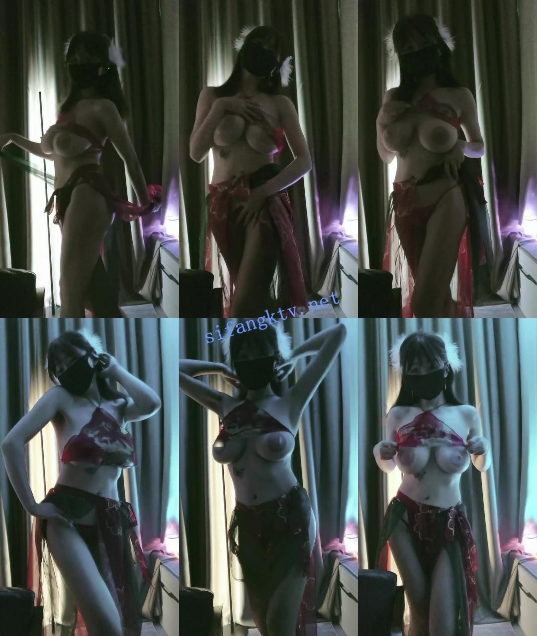 ☸舞蹈系G乳女神 蒙娜丽莎 绝美扇子舞!2只大奶按捺不住 图 10