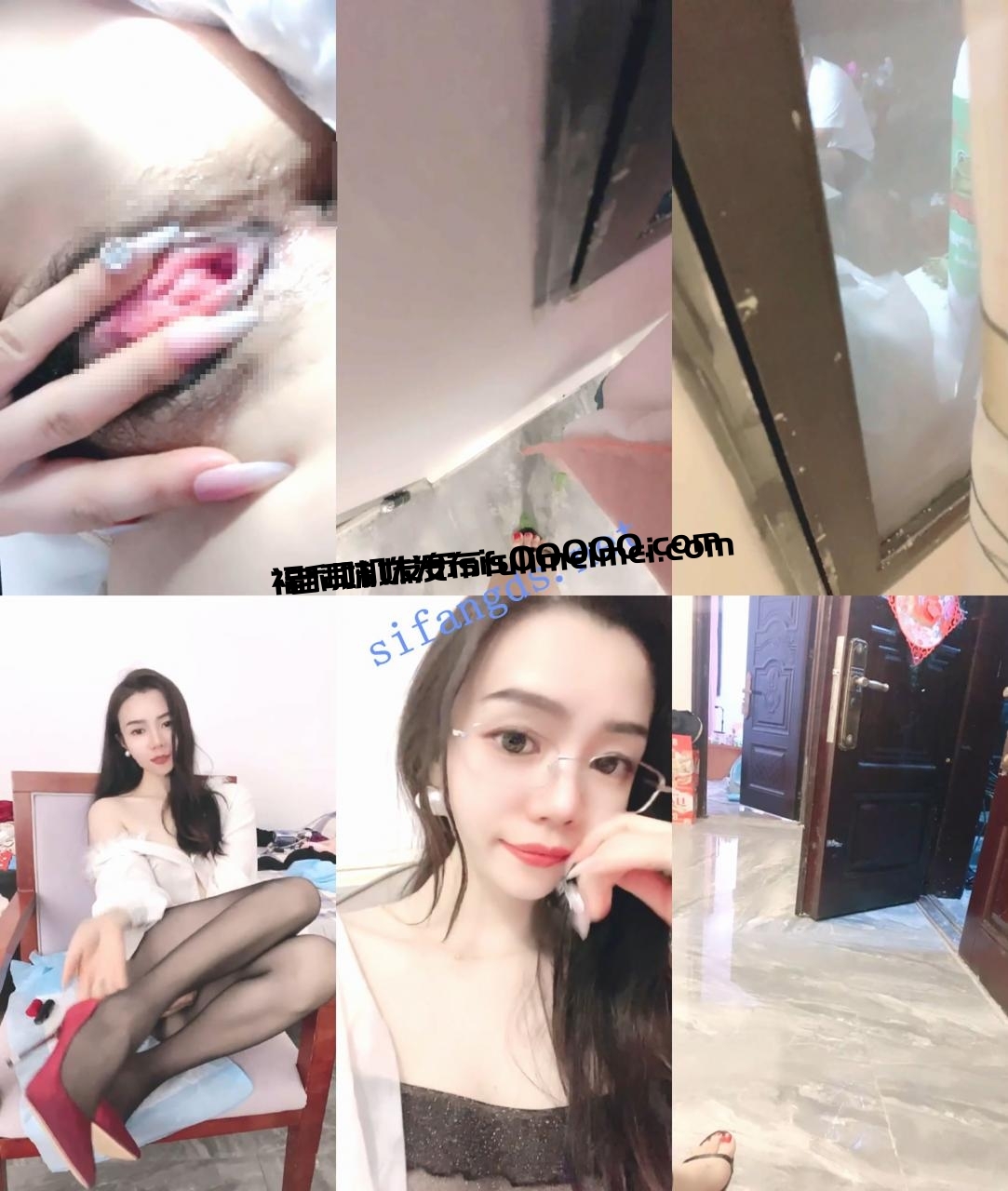 美妆店老板娘 鱼鱼腿很长 模特长腿~朋友家偷摸道具喷水~ 图 08