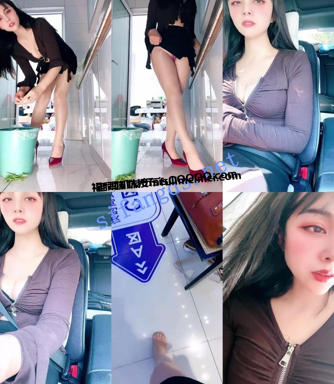 户外狂商场~真空跳蛋~丝袜高跟~ 蓝桉 狂商场~卫生间自慰 图 04