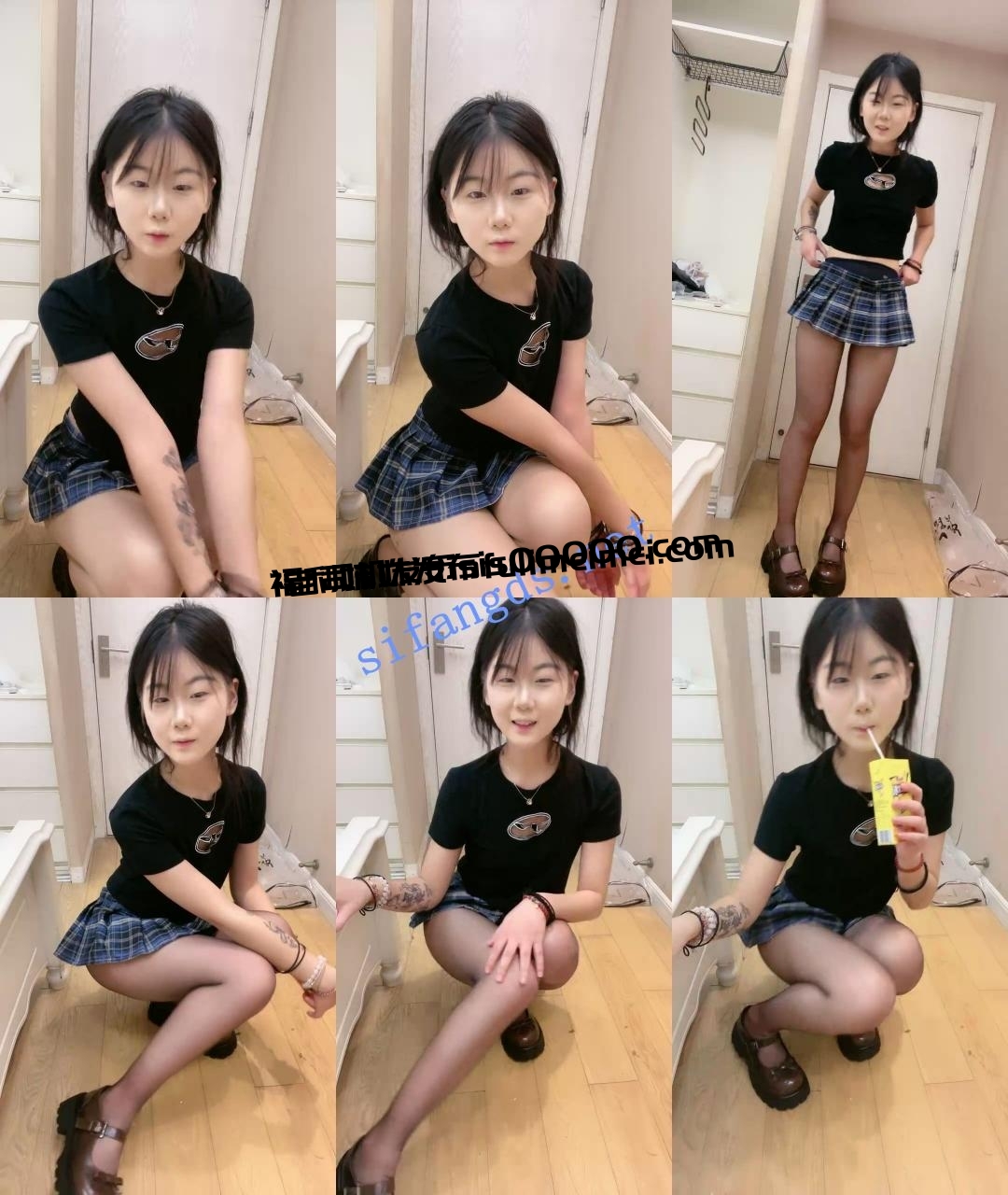 ☸超可爱JK学生妹 可爱的晴晴 性感黑丝~扒穴自慰~好想舔~ 图 03