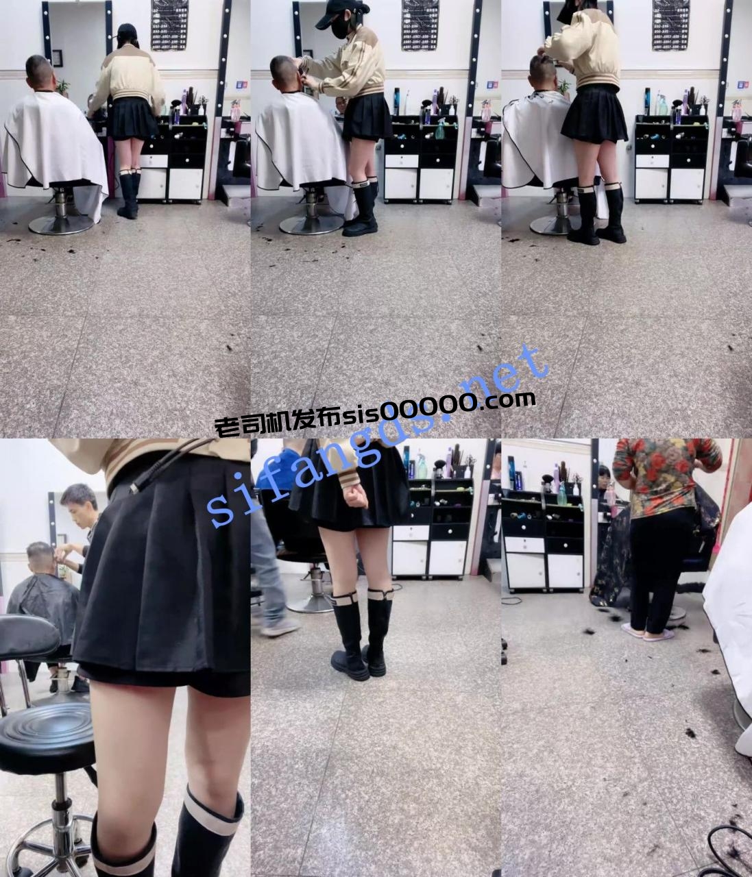 上班惊现流出~ 是托尼 老板娘开理发店和黄播同步~玩自慰 图 03