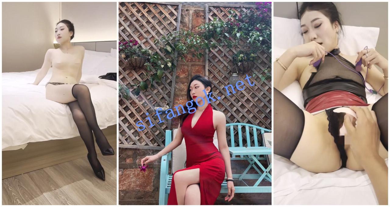 反差婊子 风骚气质高冷御姐一字马道具自慰白浆四溢 图 07
