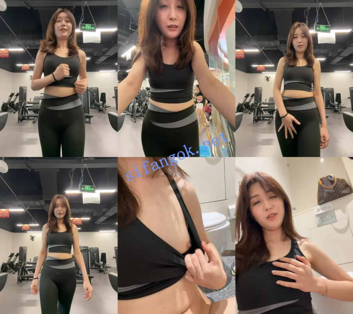 ♆ 【KK-328】气质御姐! 健身房露出~厕所自慰~刺激!