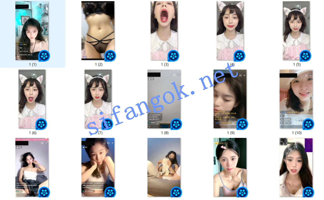 ✅高颜值美女一对一❤️打飞机专用淫言骚语频出49V合集5 图 01