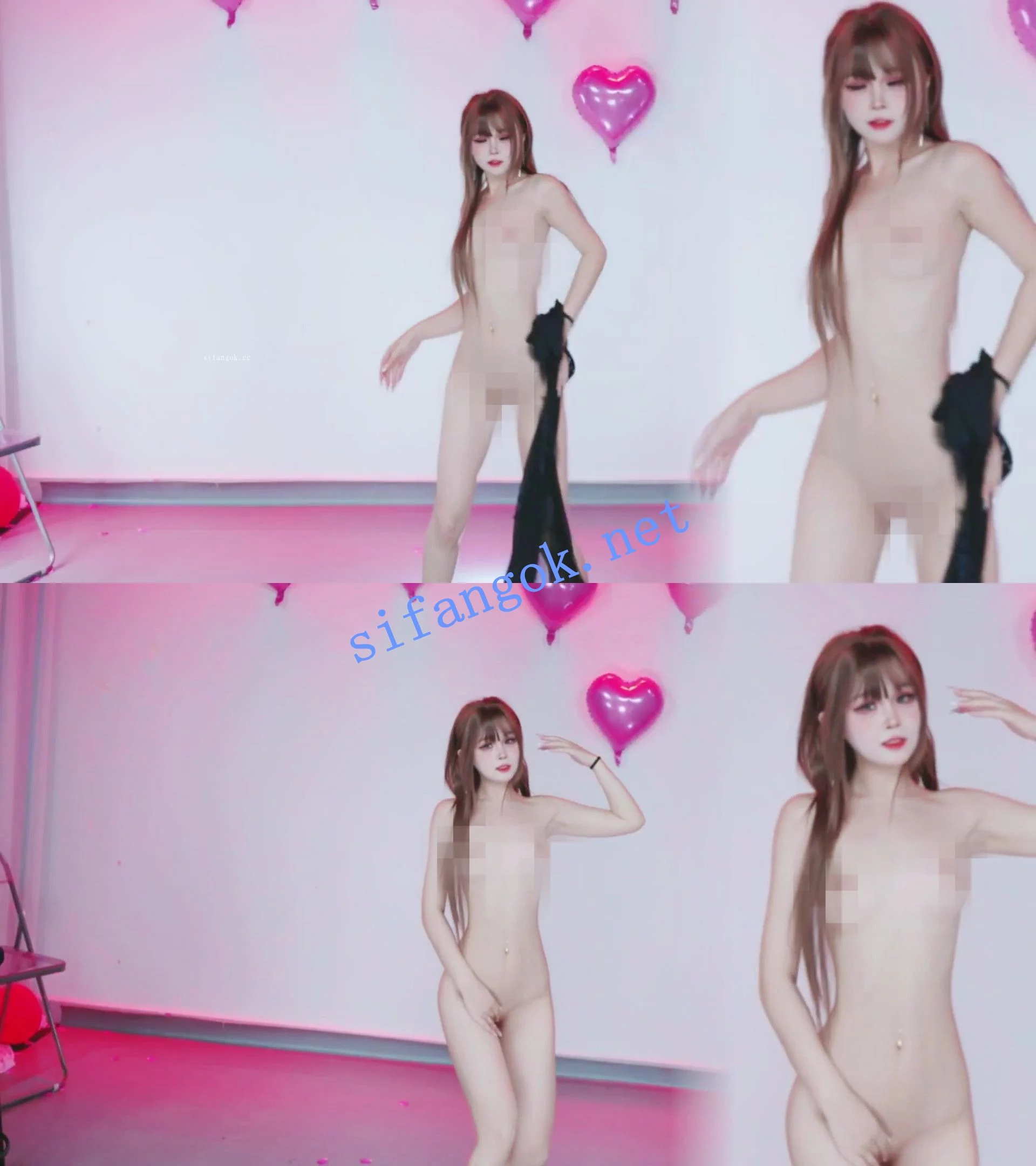 ☛ST开票 DY-002 极品女团全裸舞蹈互抠精油按摩BB筋膜枪 图 08