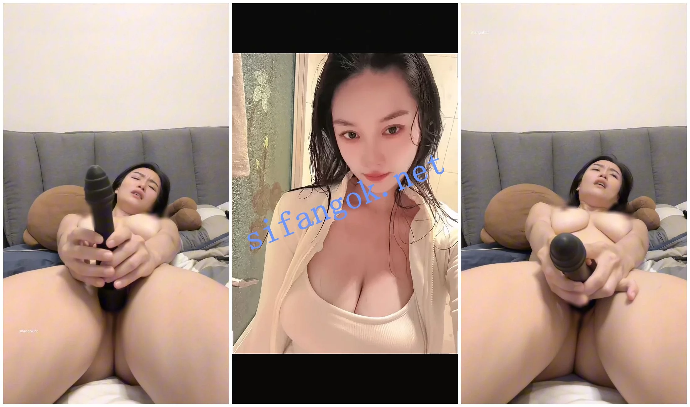 快手福利 气质长腿宝妈 宽宽妈妈/大栗 脸穴同框自X 图 05