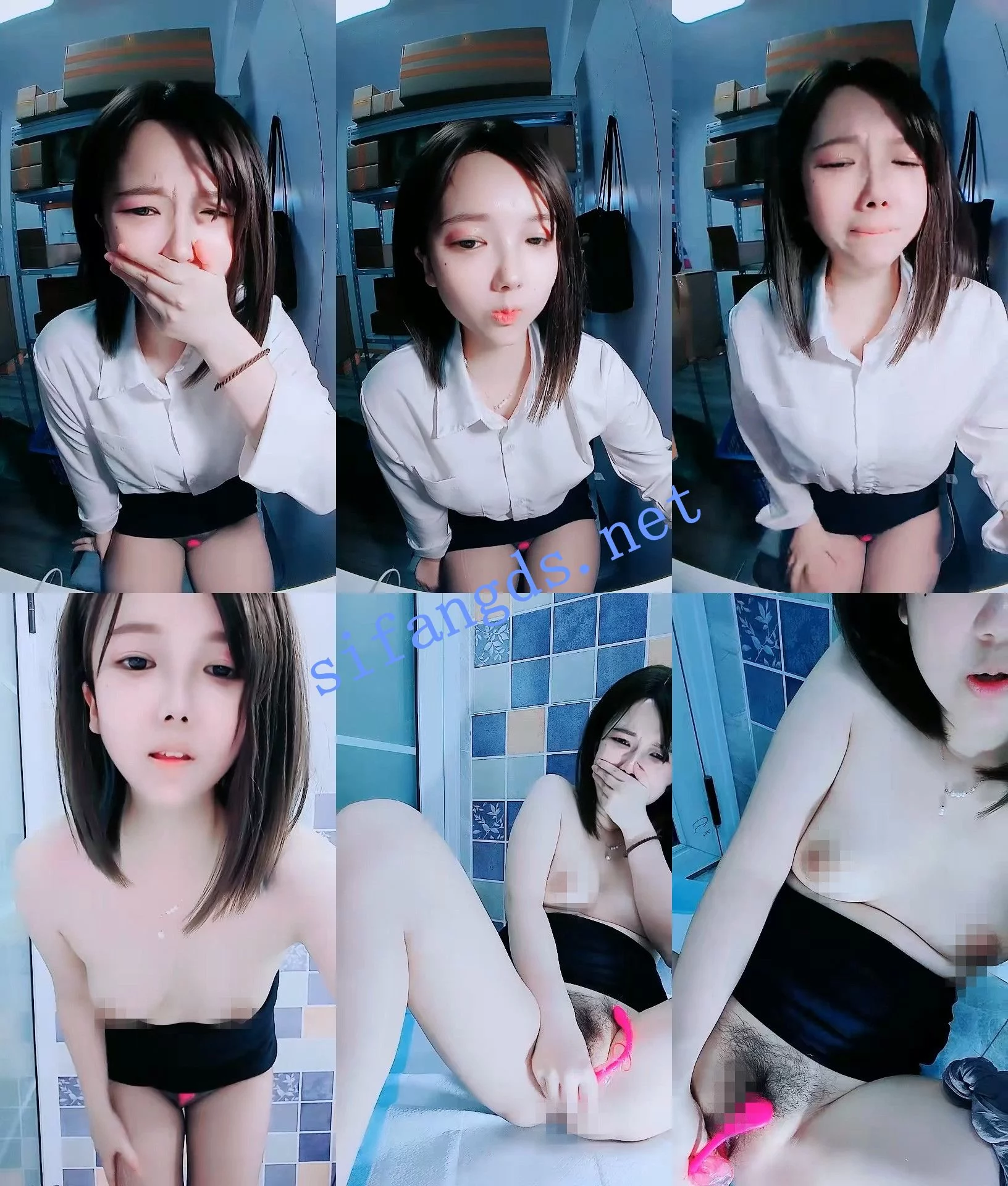 ♆♆ 沫筱夏 仓储小妹~! 上班偷播~厕所玩跳蛋~道具抽插 图 06